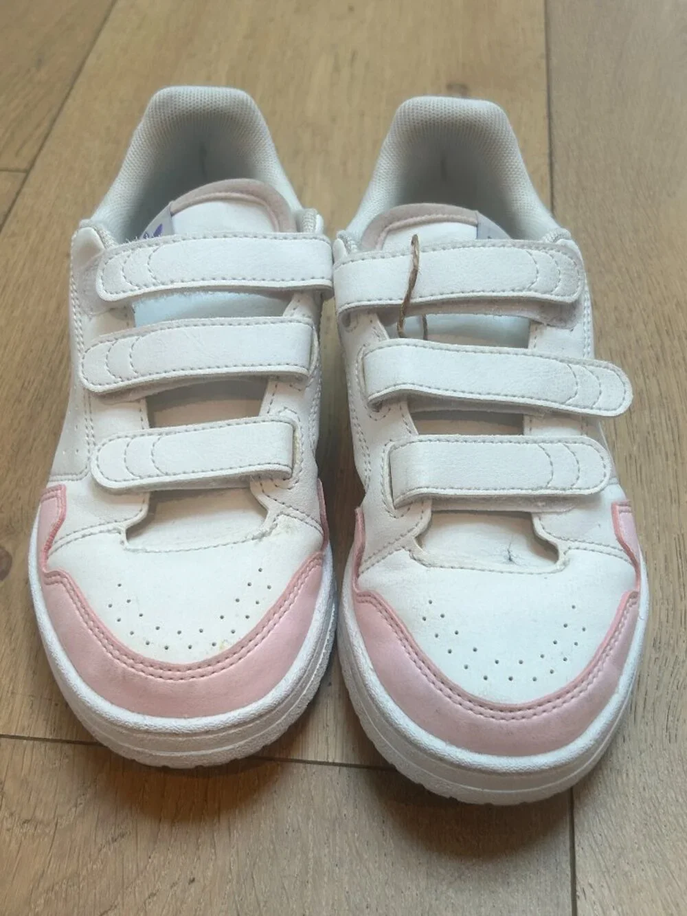 Kids Adidas -(PS) adidas originals NY 90 'White Purple Pink GY1173 - Size 3